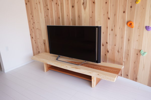 無垢テレビ台