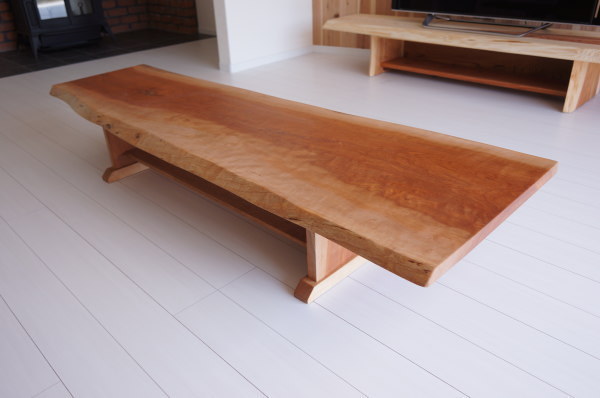 桜無垢ローテーブル