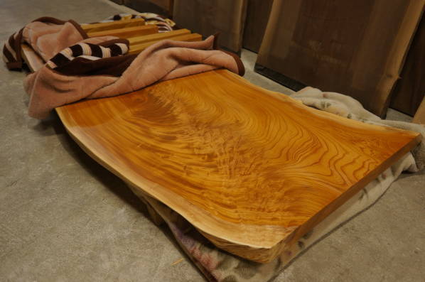 欅一枚板テーブル天板