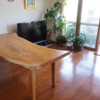 欅一枚板ダイニングテーブル