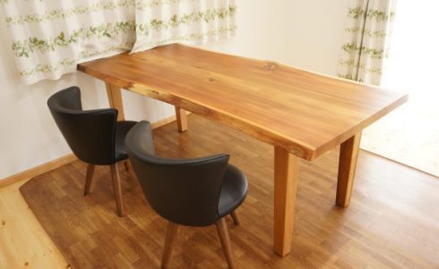 杉一枚板テーブル