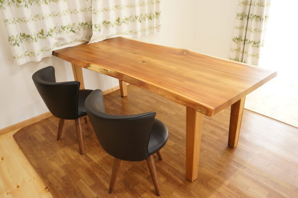 杉一枚板テーブル