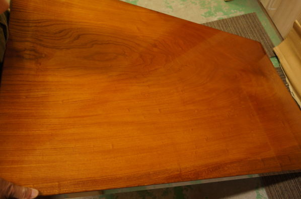 ケヤキテーブル天板