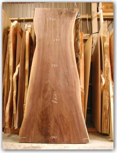 ブラックウォルナット一枚板