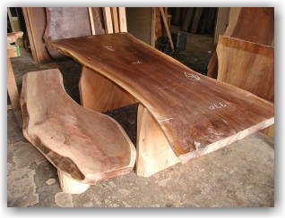 一枚板会議テーブル製作