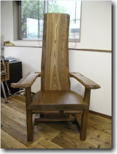 天然木椅子