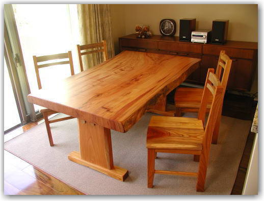 天然木一枚板テーブル