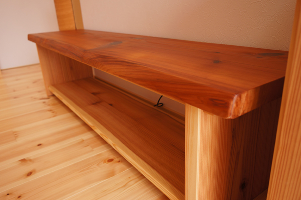 杉総無垢テレビ台