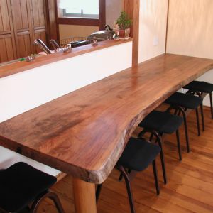 ブラックウォルナットキッチンカウンター