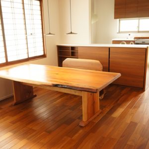 杉一枚板ダイニングテーブル