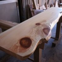 無垢一枚板カウンター