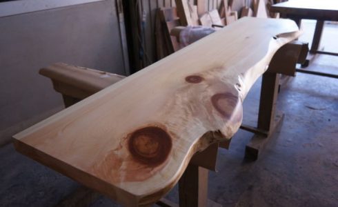 無垢一枚板カウンター