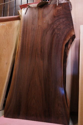 ウォルナット無垢一枚板テーブル天板