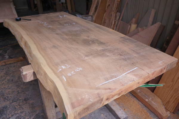 杉一枚板テーブル天板