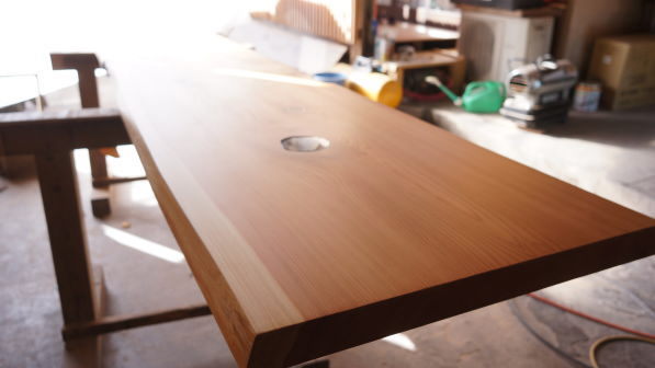 杉一枚板カウンター