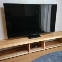 天然木一枚板テレビ台