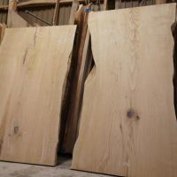 一枚板テーブル二枚