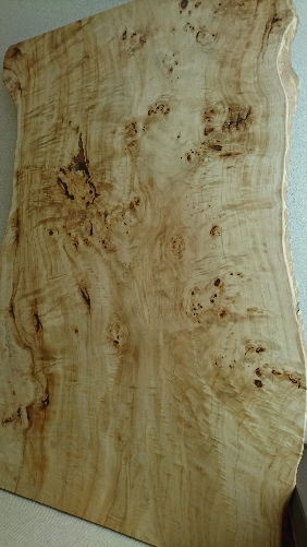 ポプラ天然木一枚板