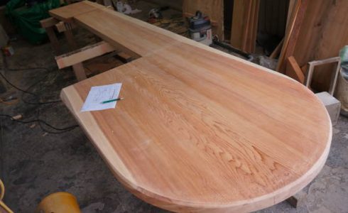 一枚板カウンター