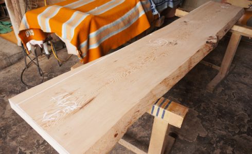 一枚板カウンター