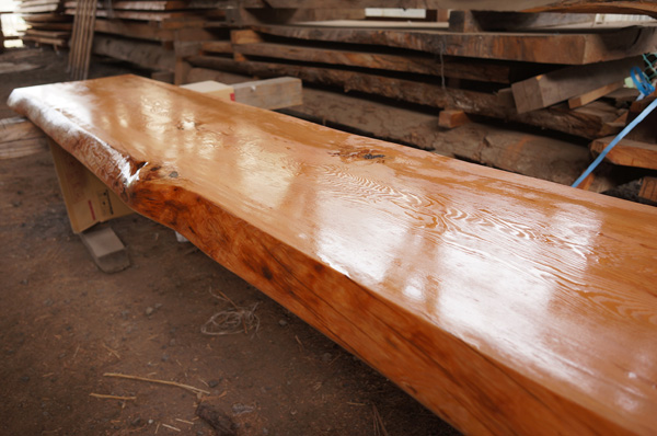 一枚板カウンター