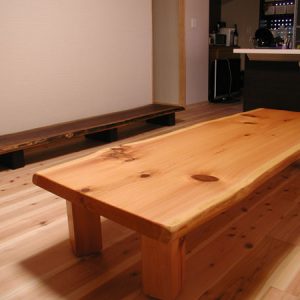 木の一枚板家具