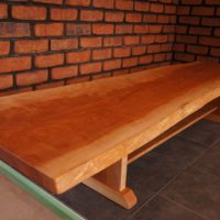 桜一枚板テレビ台