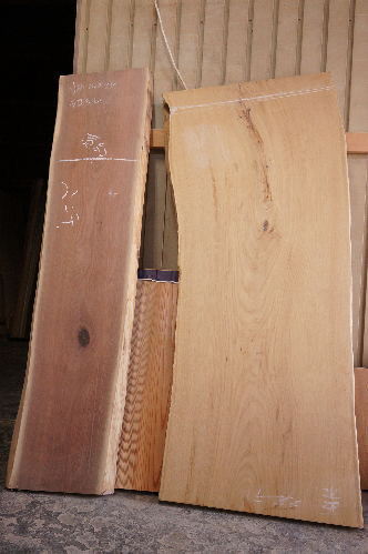 栗一枚板ローテーブル