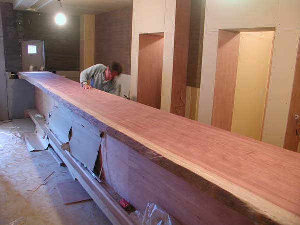 無垢一枚板カウンター