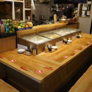 天然木一枚板カウンター