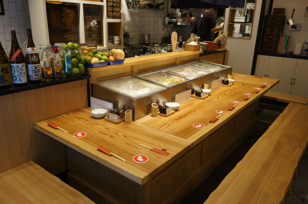 天然木一枚板カウンター