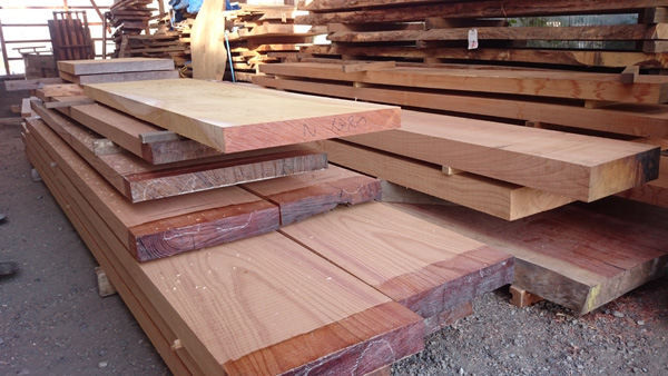 一枚板天然木カウンター材