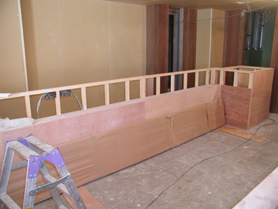 店舗一枚板カウンター