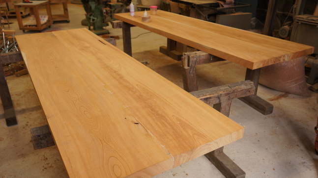 店舗用一枚板カウンター