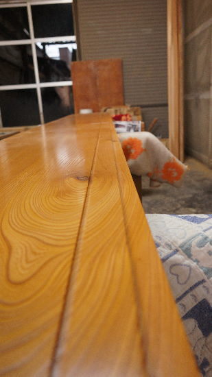 天然木一枚板カウンター