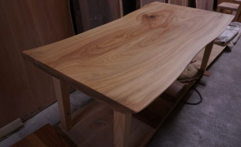 楠木一枚板テーブル