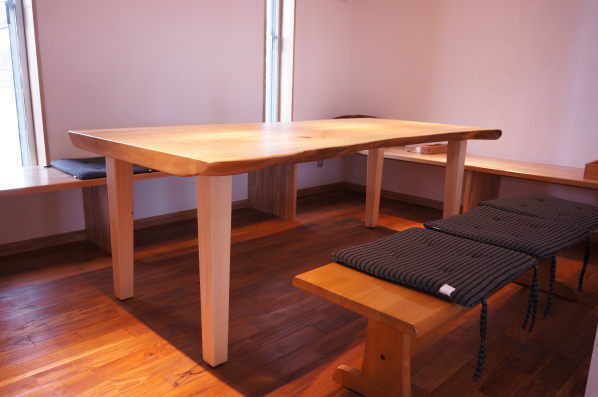 一枚板テーブル脚