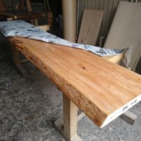 天然木一枚板カウンター