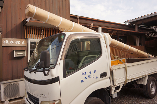 北山杉磨き丸太