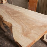 栃一枚板ダイニングテーブル