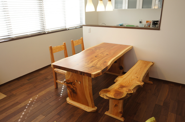 天然木ダイニングテーブルセット