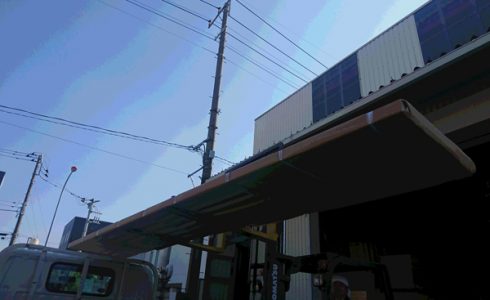 一枚板カウンター納品