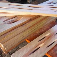 屋久杉ハス欄間