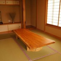 ケヤキ一枚板座卓