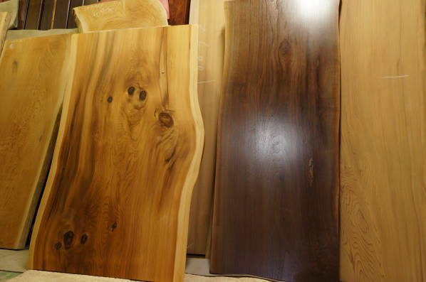 木の一枚板完成品