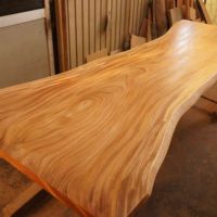 ケヤキ一枚板テーブル