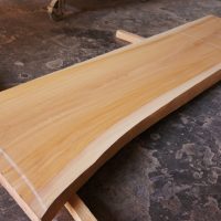 ケヤキ一枚板カウンター