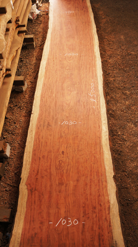 ブビンガ一枚板