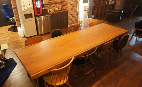一枚板オフィステーブル