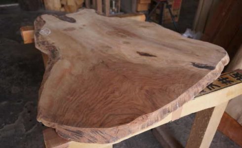 クラロウォルナット一枚板テーブル天板